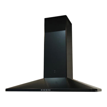 900mm OFFBOARD CANOPY RANGEHOOD - BLACK