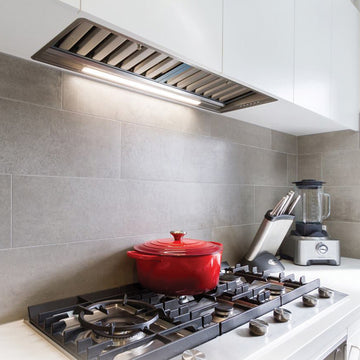 1120mm 'Smart-Switch' Undermount Rangehood with Twin Onboard Motor