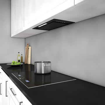 520mm Glass-Finish Undermount Rangehood with Onboard Motor