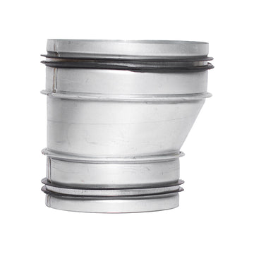 Sirius Offset Galvanised Steel Range Hood Duct Transition Piece