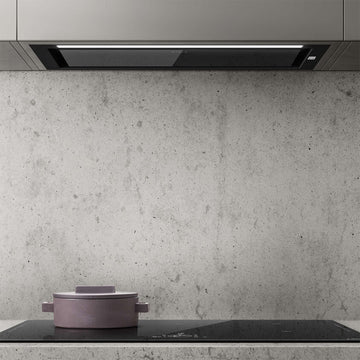 520mm Extra Deep Heated Glass-Finish Undermount Rangehood with Onboard Motor