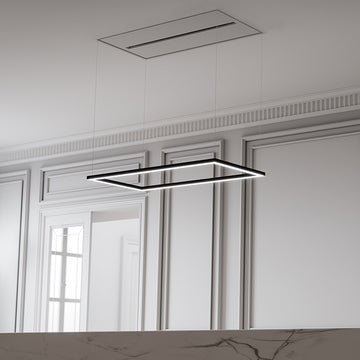 SLT978 EMEL XS 930mm ‘The Kite’ Ceiling Cassette in Silver (BODY ONLY)