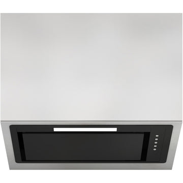 520mm onboard undermount rangehood – black glass finish